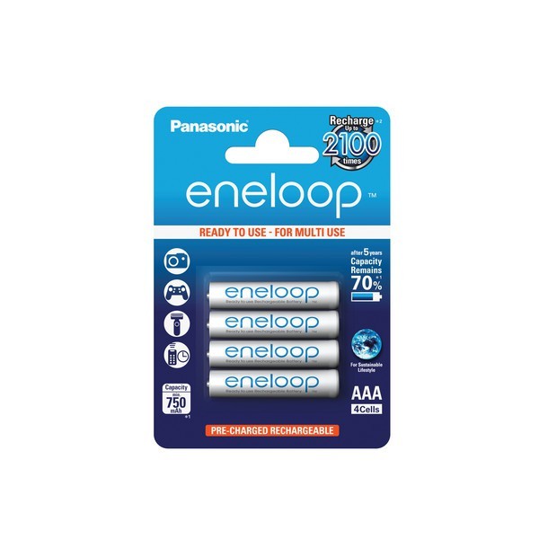 4x Panasonic eneloop Batteri til Siemens Gigaset S675 IP