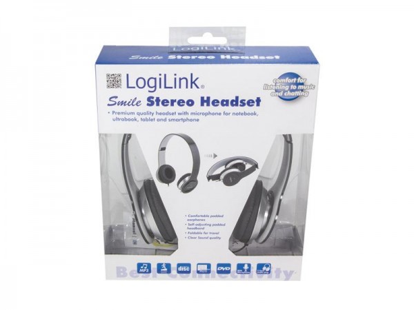 LogiLink Stereo hovedtelefoner sort til Google Nexus 7 II (2013)